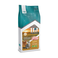 H&J ULTRA PREMIUM CHICKEN, RICE STERILISED CAT 15 KG - 1