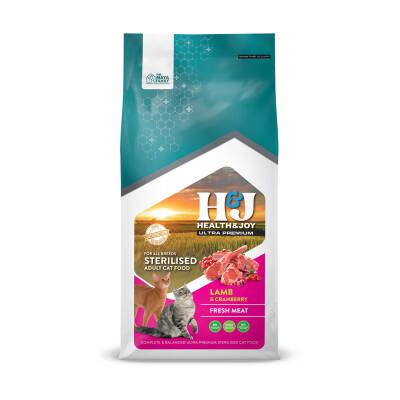 H&J ULTRA PREMIUM LAMB, CRANBERRY STERILISED CAT 15 KG - 2