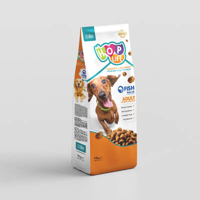 Hop Life Balıklı Yetişkin Köpek Maması 15 kg - 1