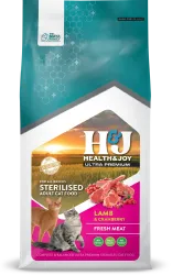 Health&Joy (H&J) Ultra Premium Kuzu Etli ve Kızılcıklı Kısır Kedi Maması 15 Kg - 3