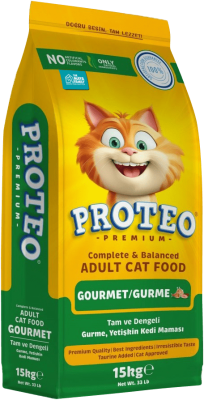 Proteo Premium Gourmet Yetişkin Kedi Maması 15 KG - 1