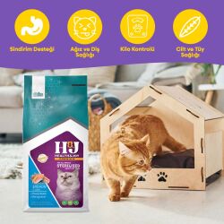 Healty & Joy Premium Kısır Kedi Maması Somonlu & Pirinçli 15 KG - 3