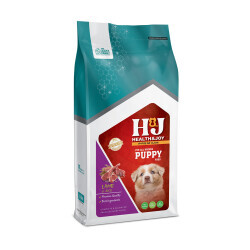 Healty & Joy Premium Yavru Köpek Maması Kuzu Etli & Pirinçli 12 KG - Health&Joy (H&J)