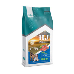 Health & Joy (H&J) Ultra Premium Kuzu Etli ve Yaban Mersinli Yavru Orta/Büyük Irk Köpek Maması 12 Kg 
