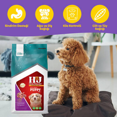  Health&Joy (H&J) Premium Kuzu Etli ve Pirinçli Yavru Köpek Maması 12 Kg - 2