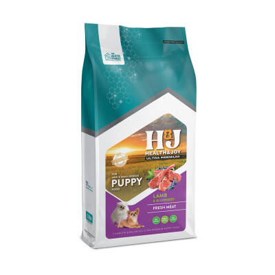 Health & Joy (H&J) Ultra Premium Kuzu Etli ve Yaban Mersinli Yavru Küçük Irk Köpek Maması 12 Kg - 3