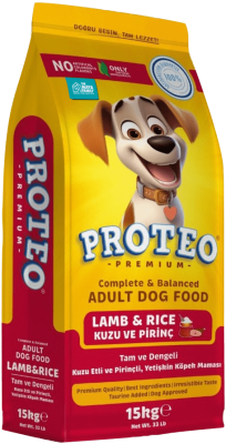  Proteo Premium Kuzu Eti ve Pirinçli Yetişkin Köpek Maması 15 KG - 1