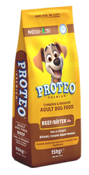 Proteo Yetişkin Köpek Maması - Sığır Etli (15 KG) | Standart ve Dengeli Beslenme - 1