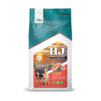 Health&Joy (H&J) Ultra Premium Somonlu ve Yaban Mersinli Yetişkin Orta ve Büyük Irk Köpek Maması 12 Kg - 4