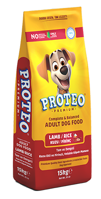 Proteo Yetişkin Köpek Maması Kuzu Etli & Pirinçli 15 KG | Klasik ve Dengeli Beslenme - 1